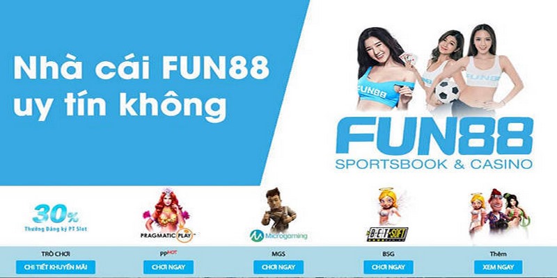 Fun88 nhà cái uy tín hàng đầu hiện nay